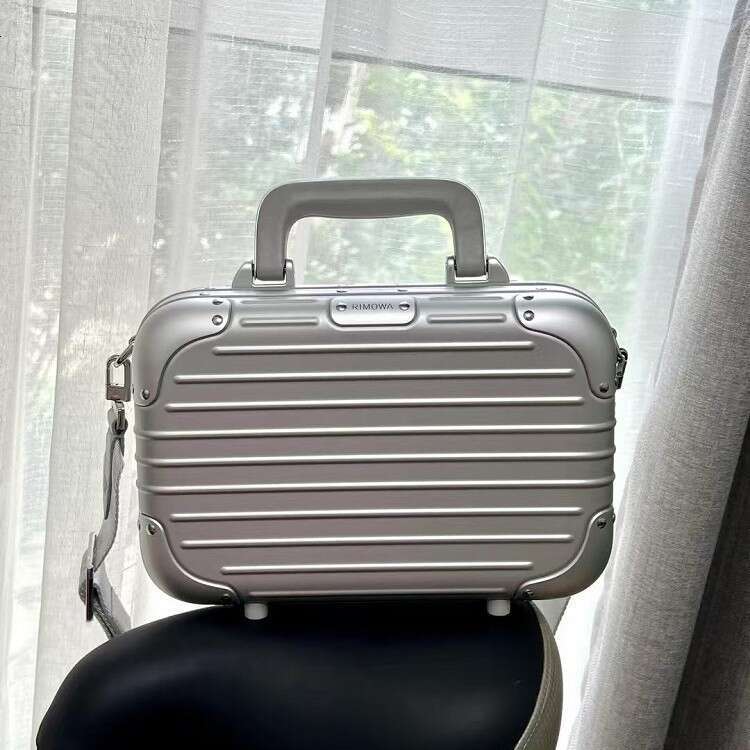 Dongguan made pure primary aluminum magnesium alloy Origin BAG Q version small box bag, crossbody shoulder back handbag, men's and women's styles