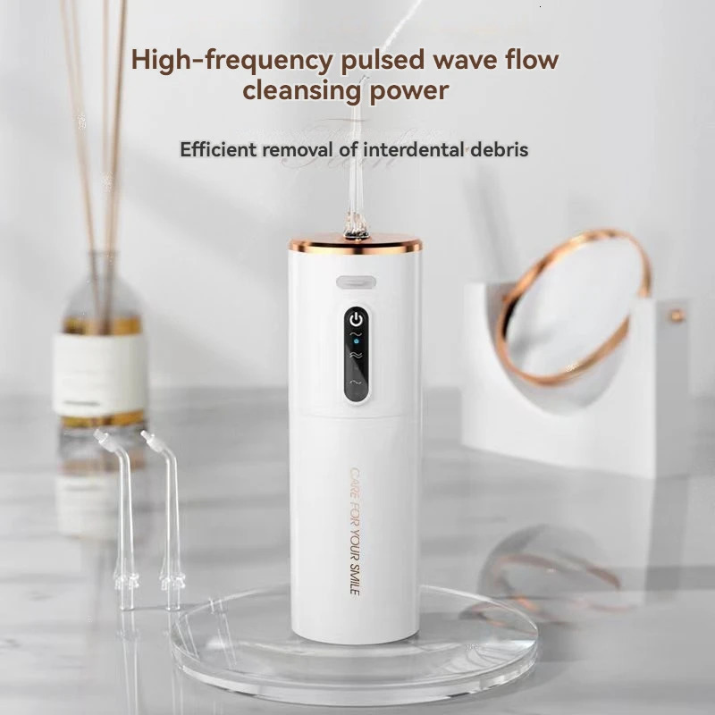 1 PCS Portable Water Floss USB Rechargeable Oral Irrigator 280ML Electric Tooth Cleaning Device 3 Modes Waterproof Irrigator 250517