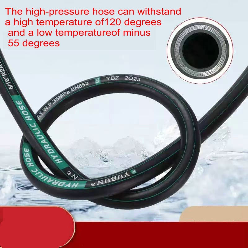 DIN En856 4sh Four Wires Spiral High Pressure Hydraulic Hose