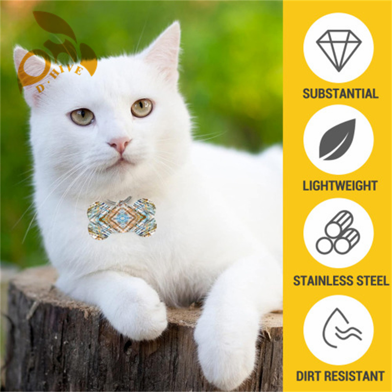 2025 Dog tags 5 * 3cm for daily decoration of dogs; If your dog gets lost, it's convenient for others to contact you faster
