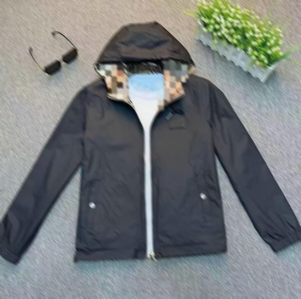 New Top two-sided Men Women Outerwear Coats Men's Jackets Spring Autumn Outwear Windbreaker Clothes Jacket Coat Outside Sport Mens Clothing Star style A202