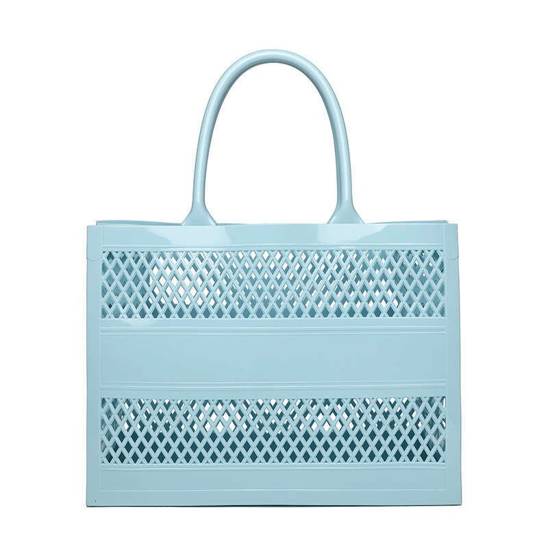 summer womens handbag diy vegetable basket bag beach bag pvc jelly highcapacity