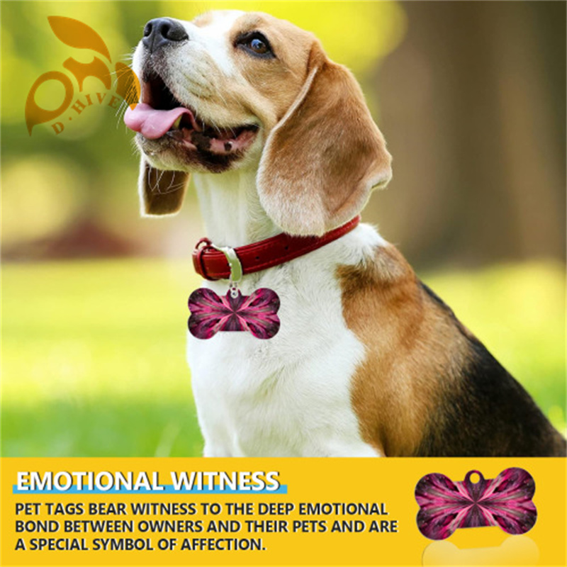 hot sale Dog tags 5 * 3cm for daily decoration of dogs; If your dog gets lost, it's convenient for others to contact you faster