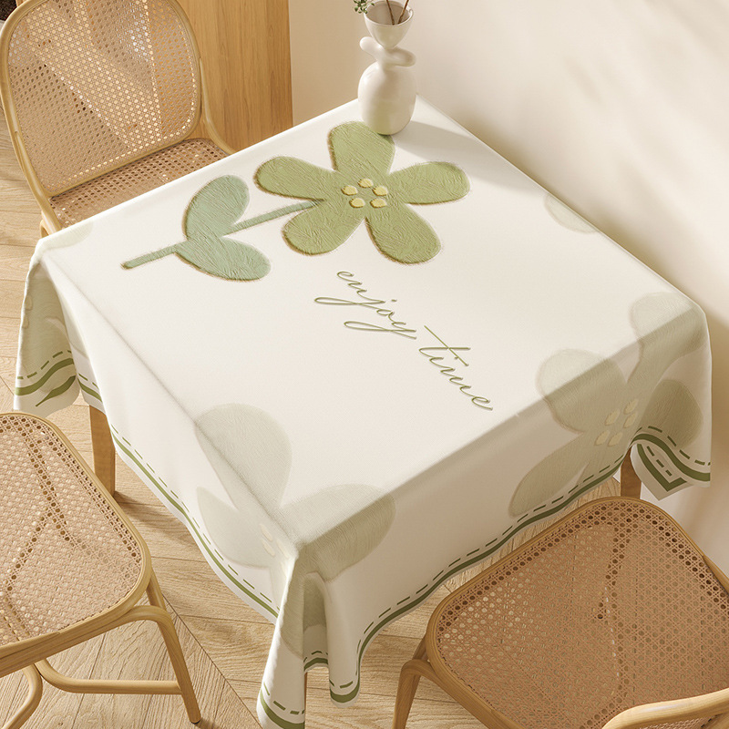 A739 Scandinavian Inspired Kitchen Linen: Non-Stick, Machine-Washable Square Fabric Cover