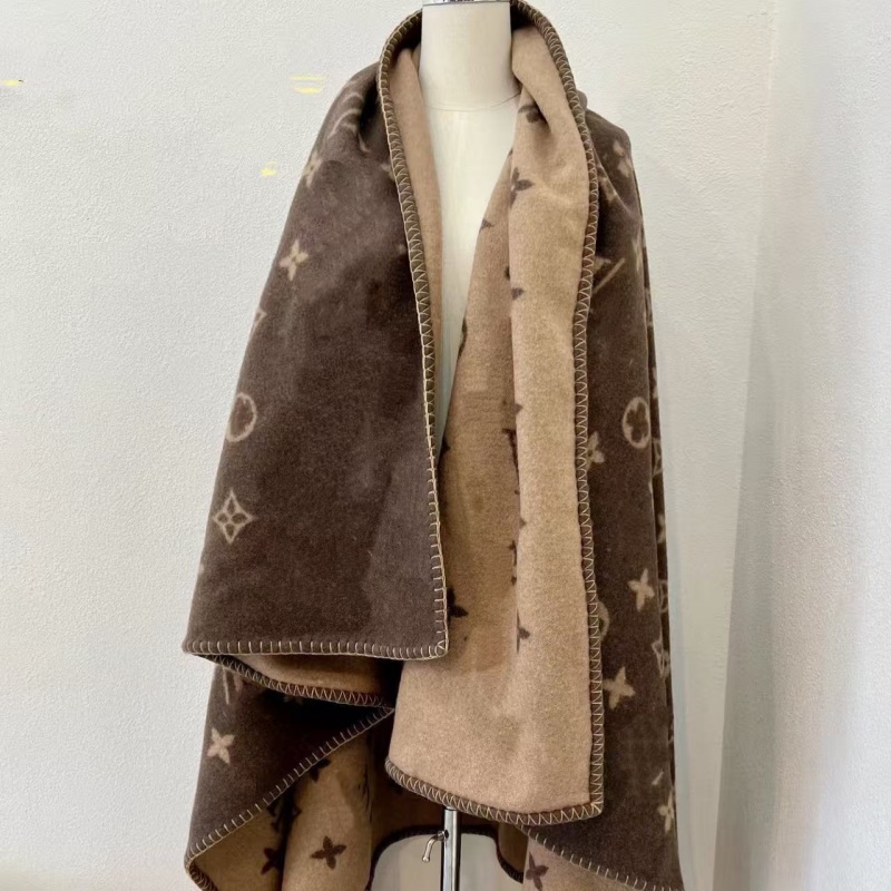 Design Real Wool Cashmere Signage Blankets classic pattern Come with Tags Throw Blanket top quality and large size for Bed Sofa Autumn Winter luxury shawl