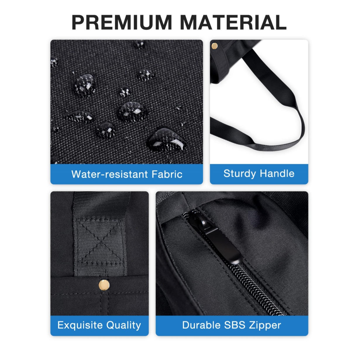 B56 Spot Check New Foldable Handbag Large Capacity Simple Shoulder Bag Large Size Bag Can Be Folded into Portable Small Bag