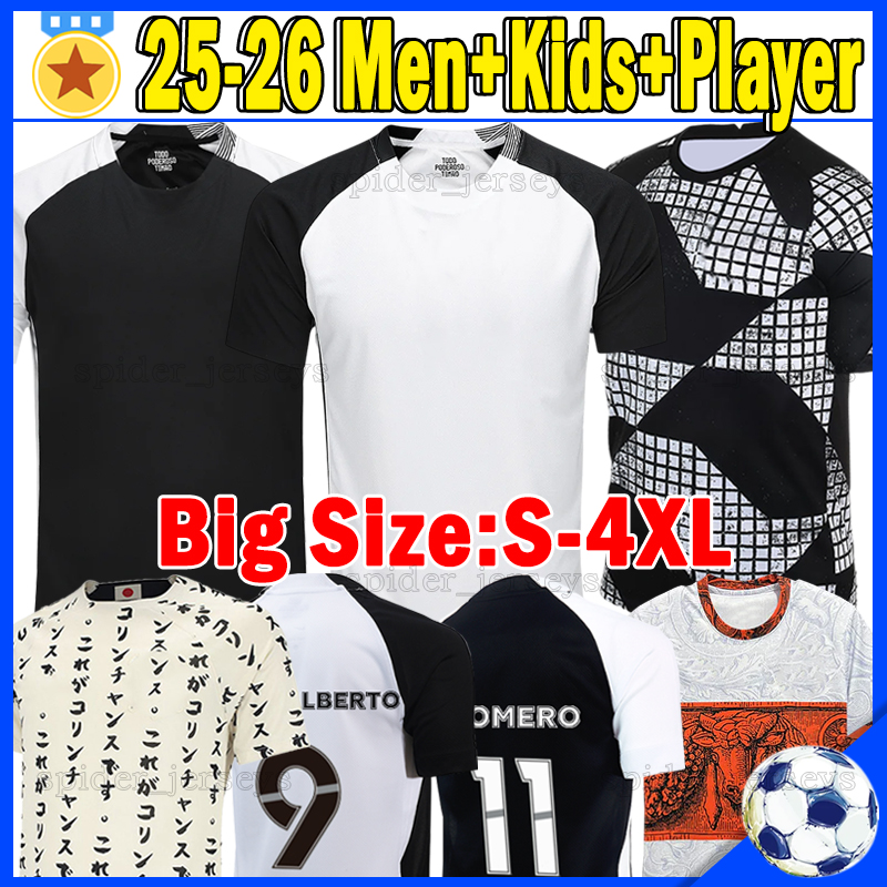 XXXL 4XL 24 25 26 CorinthiansS TALLES MAGNO soccer Jerseys 2025 2026 YURI ALBERTO ROMERO ALEX SANTANA GARRO MARTINEZ Football Shirts Women Men Uniforms Kids Kits Sets