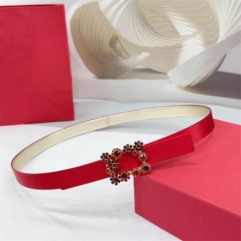 Silk sheepskin bottom women's dia studded new decoration, double-sided dress, jeans belt, light