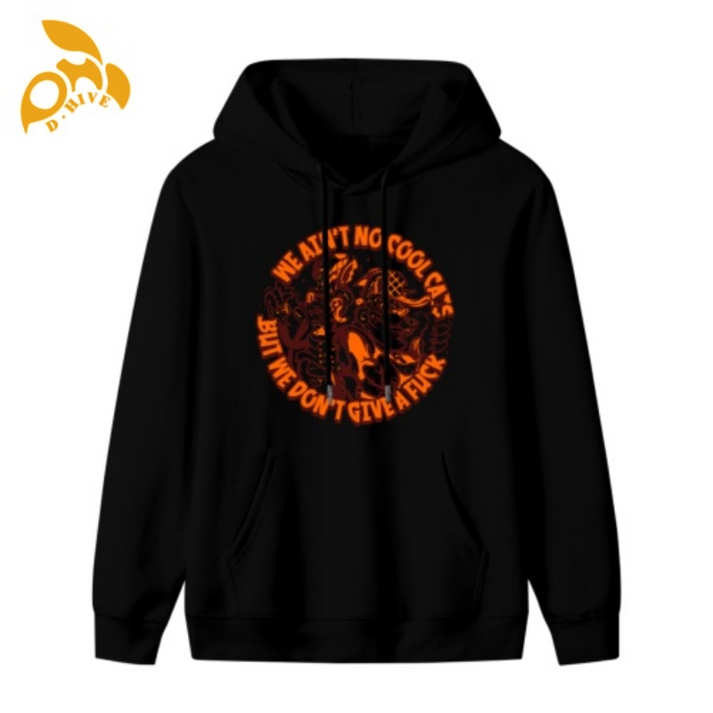 Free Shipping oversized Men's hooded sweatshirt printed hip-hop sweatshirt women's retro sweatshirt fashionable casual street wear 270g perm