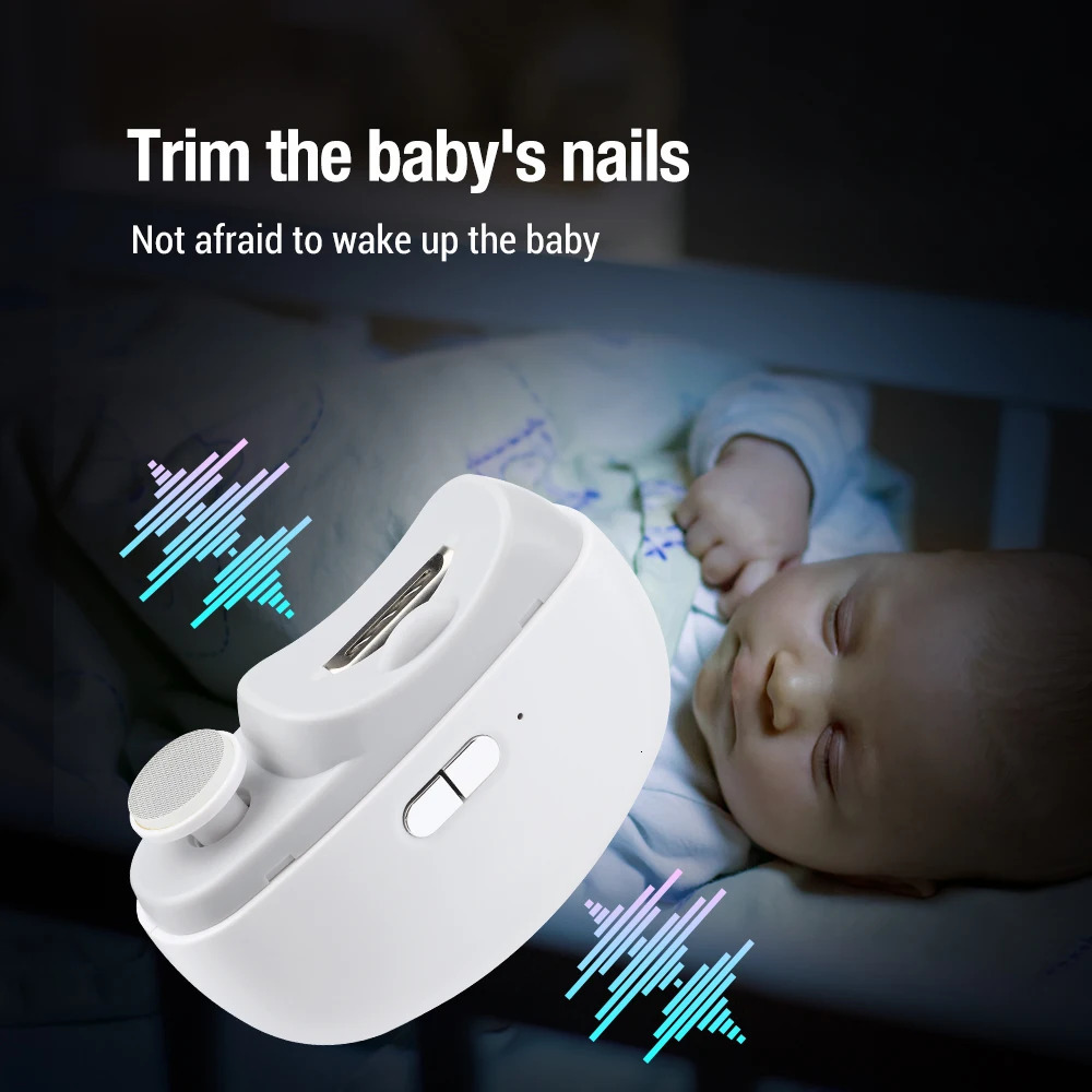 3in1 Electric Nail Clipper Automatic Nail Grinder for Children Adult Nail Polishing Trimmer USB Charging Mini Palm Manicure Tool 250517