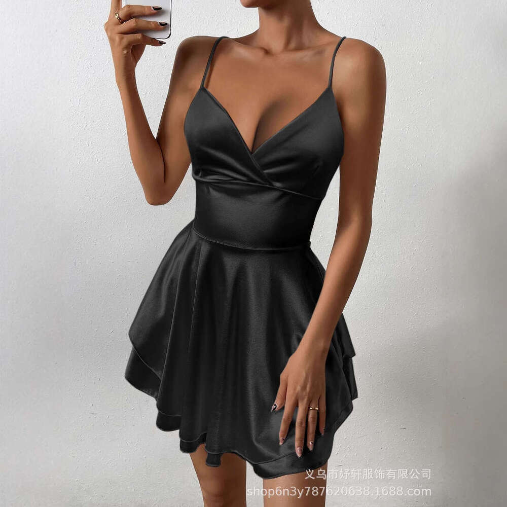 Maxi Dress Maxi Dress Summer New Style Bow Sexy Skirt Bareback Strap Dress KQ Formai Dress