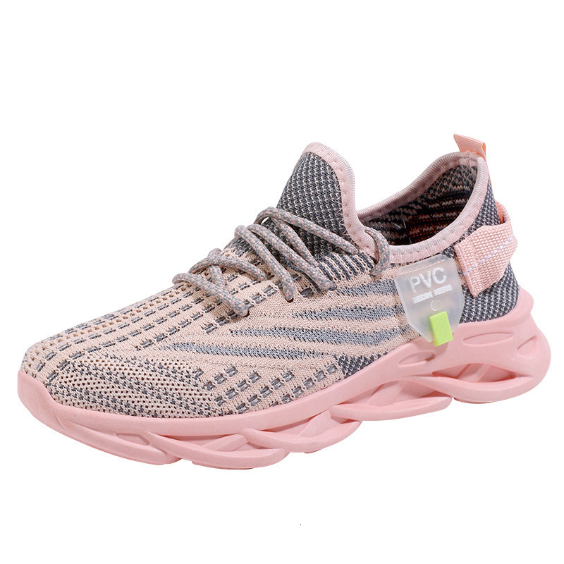 New women's sporty and lightweight running shoes designed with fashionable fabrics, breathable and casual women's shoes