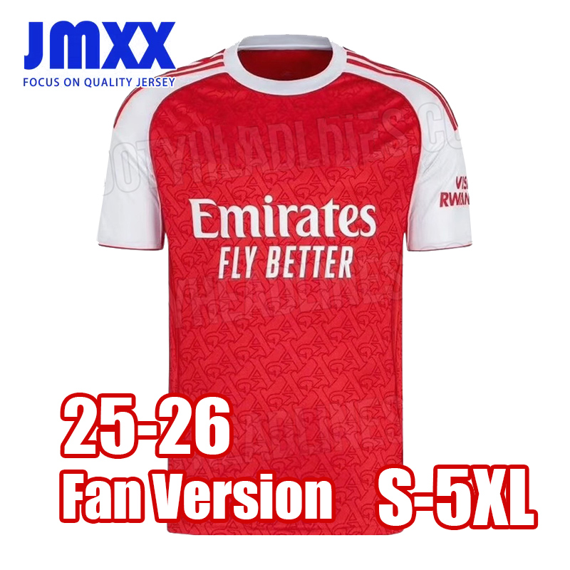 5XL 4XL XXXL JMXX 25 26 ARS Arsenaol Soccer Jerseys Home Away Third Pre Match Training Special Mens Uniforms Jersey Man Football Shirt 2025 2026 Fan Version