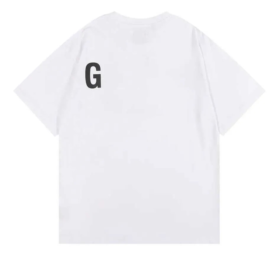 luxury fashion mens women print designer t shirts shorts quality Street Short sleeve t shirt Washed fabric Street lettering printed Tops Tees color black size s-xxl