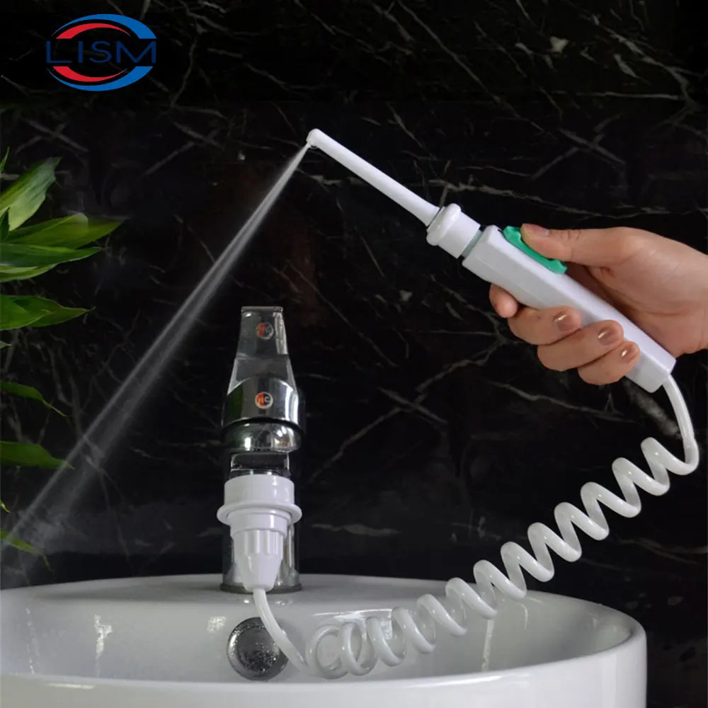 LISM Water Dental Flosser Faucet Oral Irrigator Floss Dental Irrigator Dental Pick Oral Irrigation Teeth Cleaning Machine 250517
