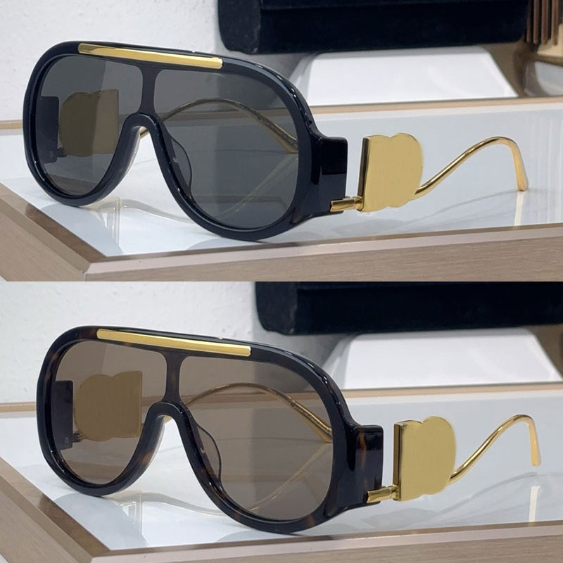 Oversized oval shaped pilot glasses 6202 Men Womens face masks sunglasses frame metal decoration designer acetate sunglasses outdoor UV400 protective