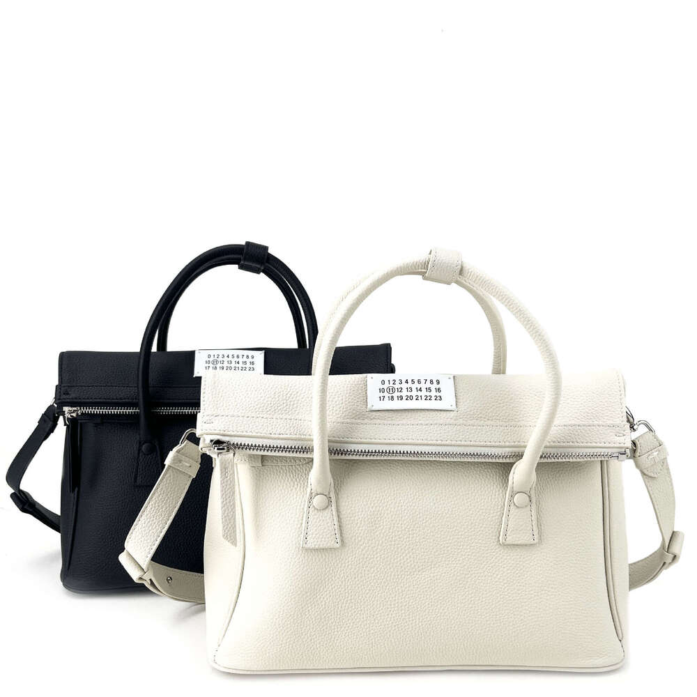 Fashionable and trendy shoulder top layer cowhide diagonal cross bag large capacity square hand held leather women s