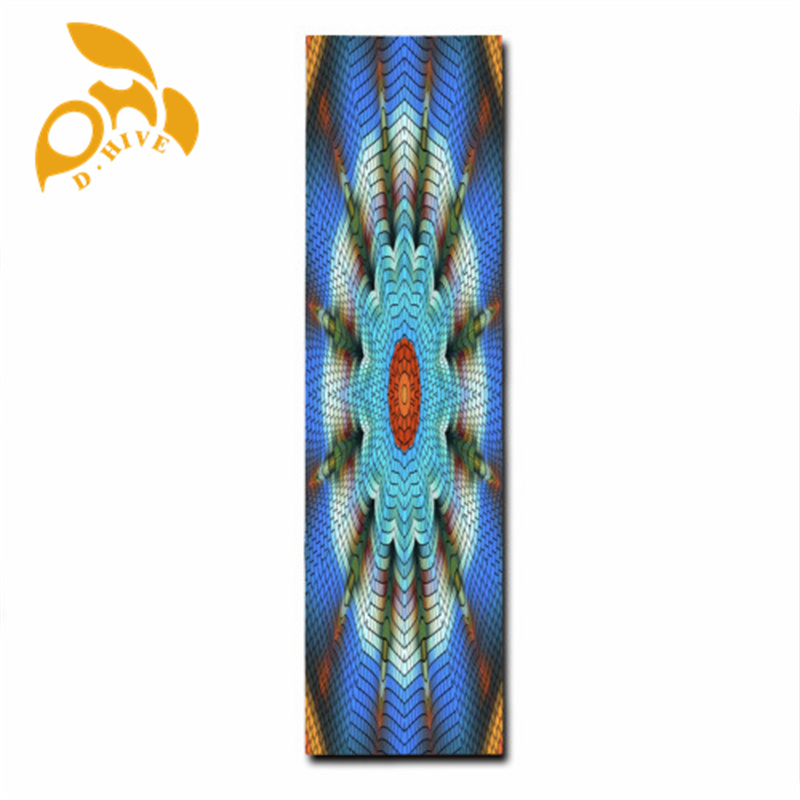 new Skateboard stickers with polyester fiber anti-skid strips, shock absorption, safety, personalized taste