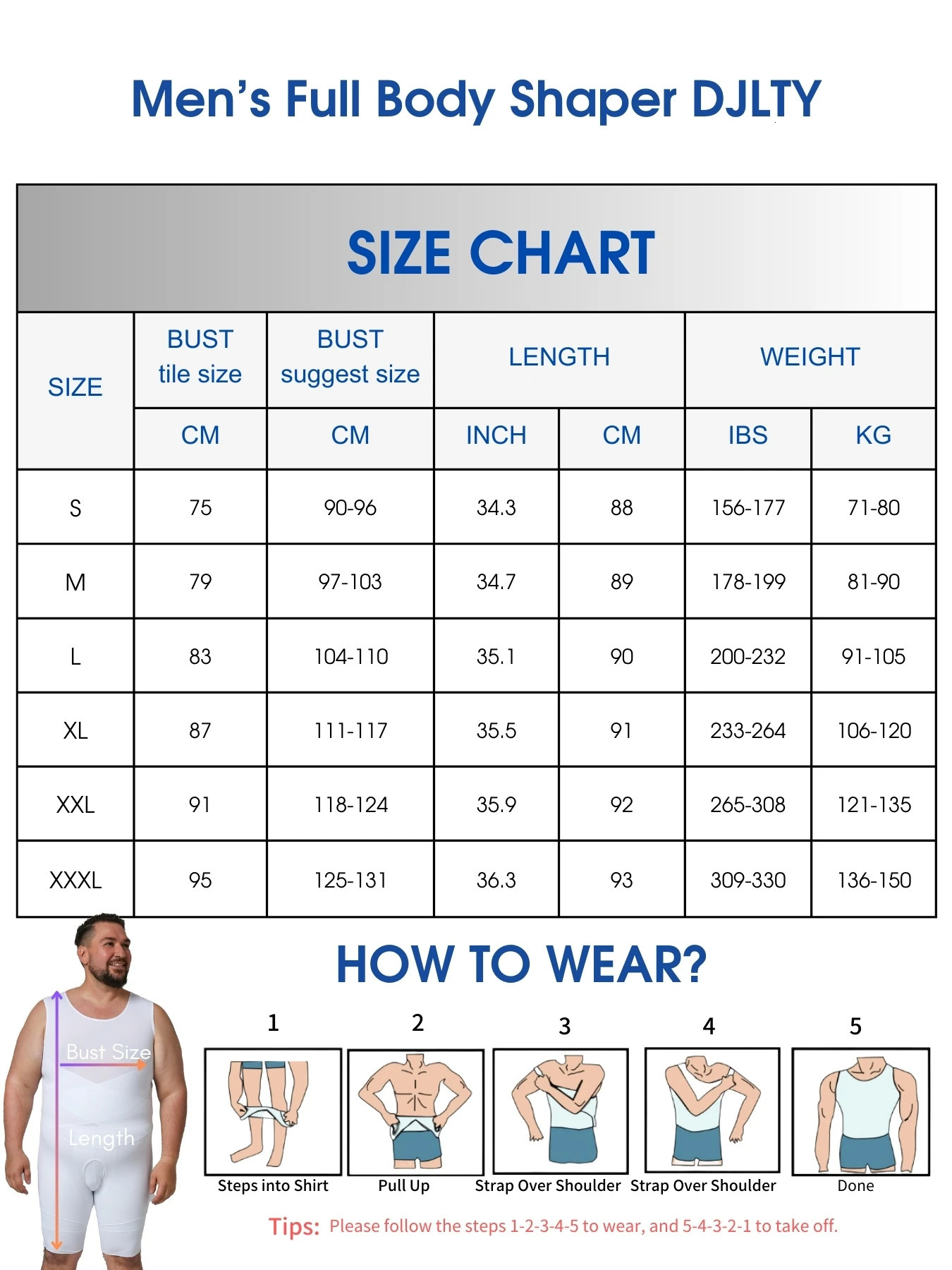 Mens Full Body Shaper Hide Gynecomastia Tummy Control Slimming Underwear Bodysuit Shapewear For Men 250517