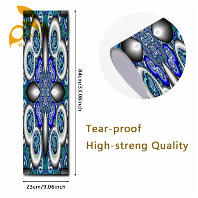2025 Skateboard stickers with polyester fiber anti-skid strips, shock absorption, safety, personalized taste