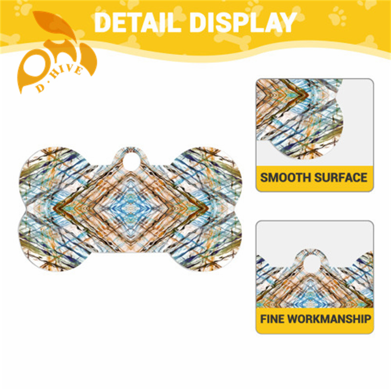 2025 Dog tags 5 * 3cm for daily decoration of dogs; If your dog gets lost, it's convenient for others to contact you faster