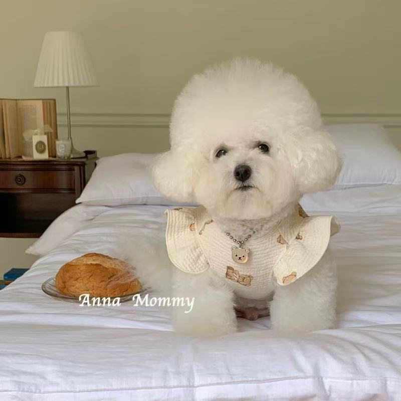 TT00230 Dog clothes spring and summer cat vest bottoming shirt spring and summer clothing Bichon Teddy small dog Maltese
