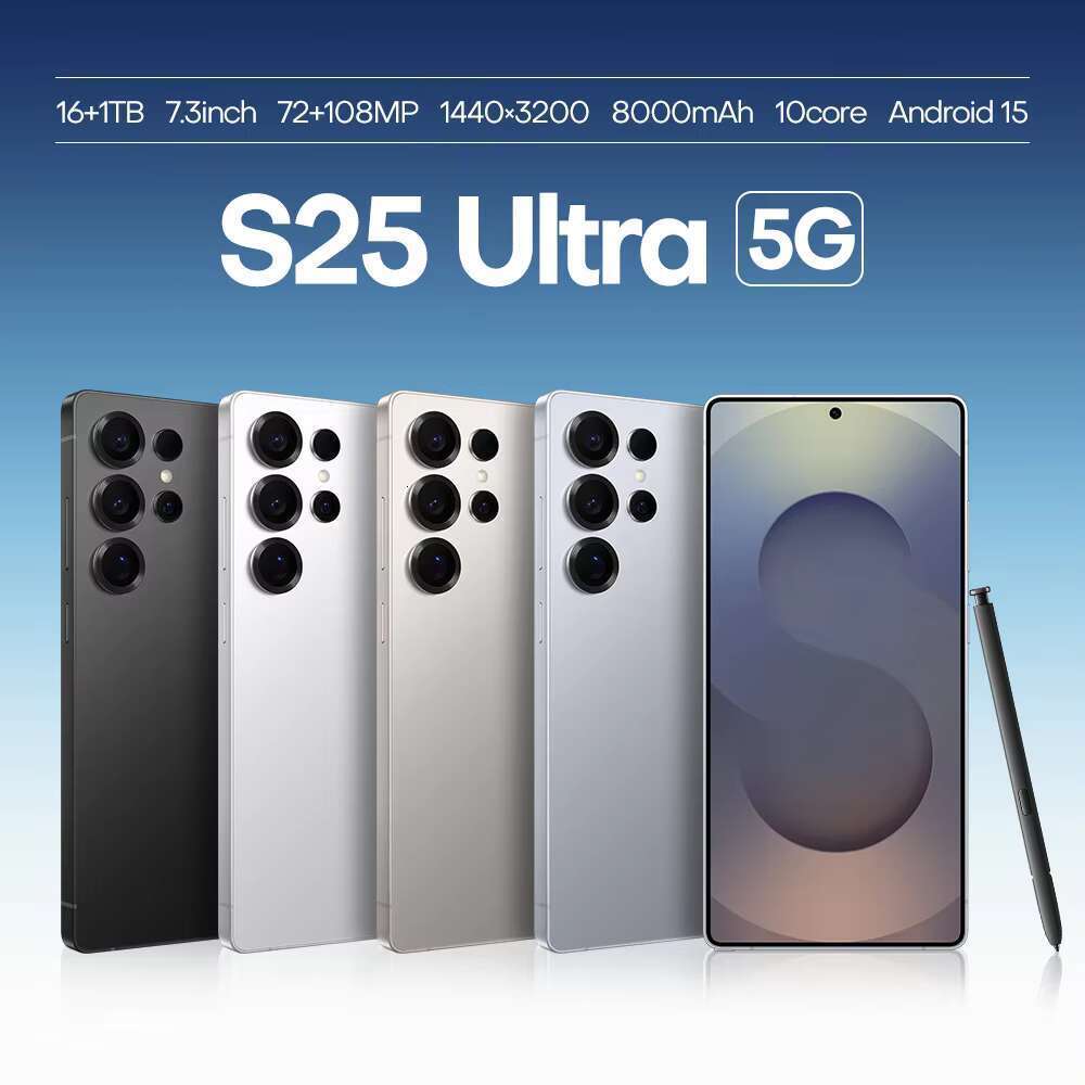 Trending Products 2025 New Arrival S25 Ultra 5g Global Version Smartphone 16GB+1TB Android Cellphones Mobile Phone