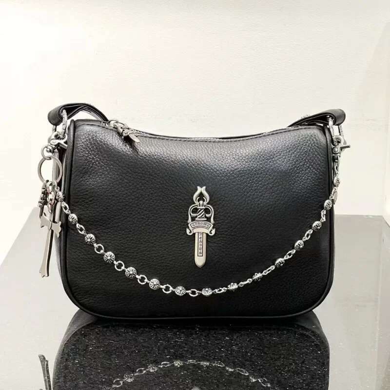 Premium Genuine Leather Cross Body Chains Women's Fashion Shoulder Bag Underarm For Autumn/Winter 2024
