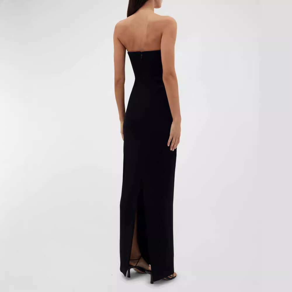 Maxi Dress New Bandage Skirt Snake Shaped Water Diamond Bra Banquet Party Dress KQ