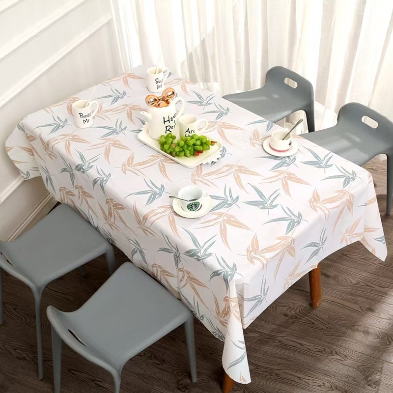 A724 Japanese style home tablecloth ins style tablecloth anti-scalding, waterproof and oil-proof washable coffee table mat dormitory table cloth whole