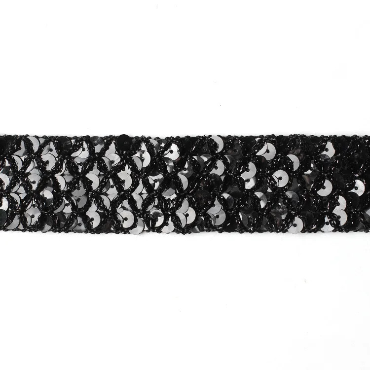 Black Velvet Sequins Chokers Necklaces for women Silver Color Golden Shining Collar Necklaces Wide Chokers Fashion Jewelry 250517