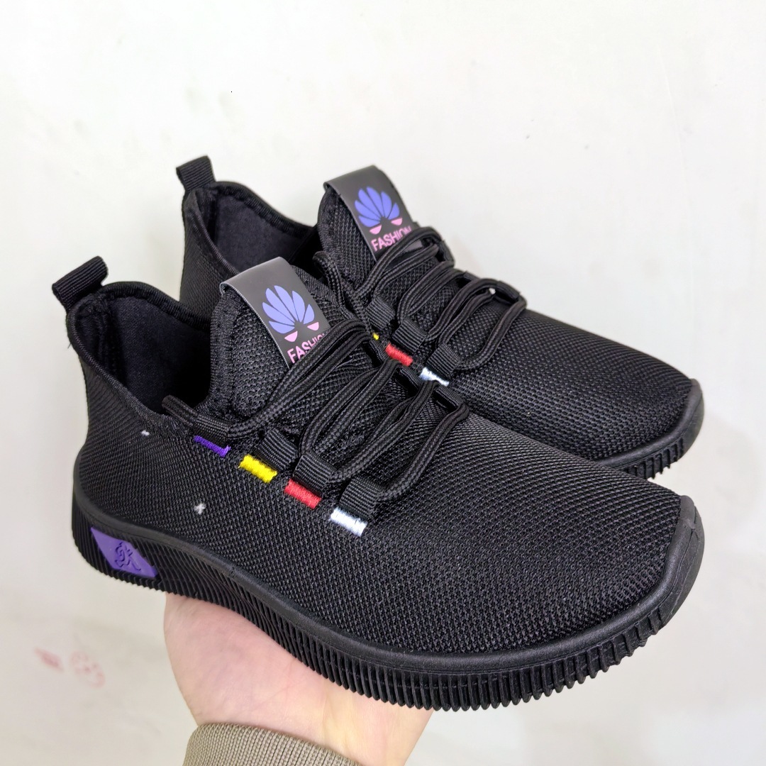 Black sports breathable Beijing fabric wear-resistant round toe shoes designer women's mesh lightweight anti slip shoes women