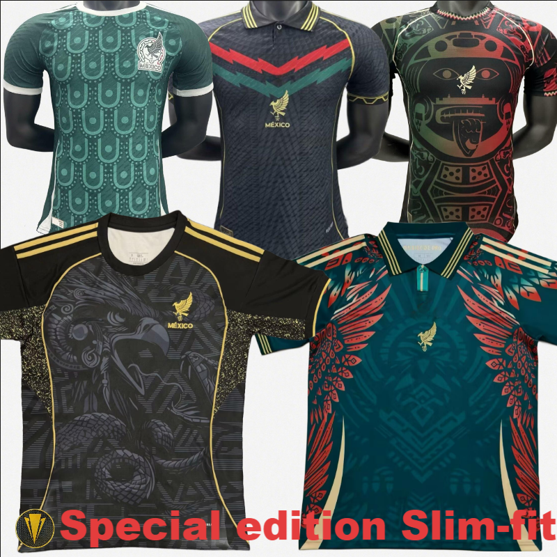 2025 2026 Mexico Alvarez Herhandez Lozano Ochoa Mexico Gold Cup special soccer Jerseys men quick-drying jersey slim-fit Mexico special edition football kit