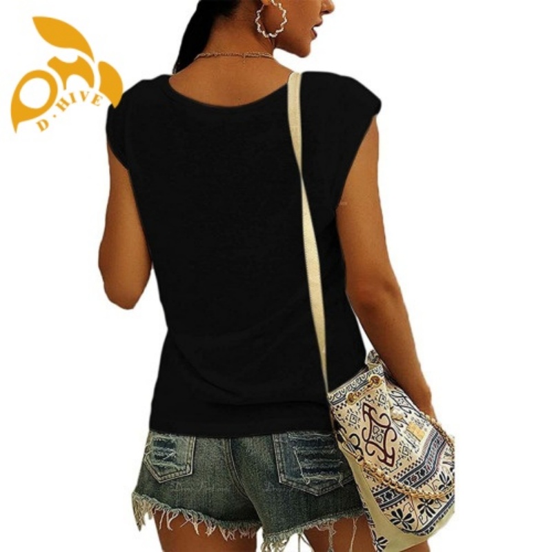 Free Shipping Designer Summer Oversize shirt Customized Tees Ladies' sleeved V-neck T-shirt S-XXL