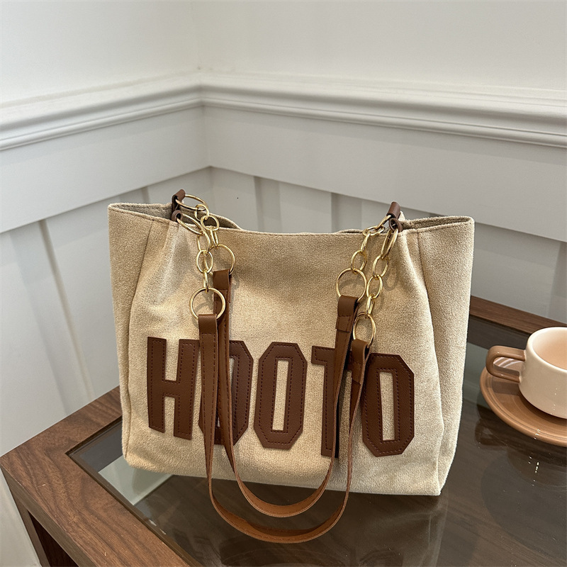 Free Delivery Designer Bag Leisure Female Student Class Shoulder 2025 New Simple Canvas Large Capacity Commuting Tote Luxury Bag
