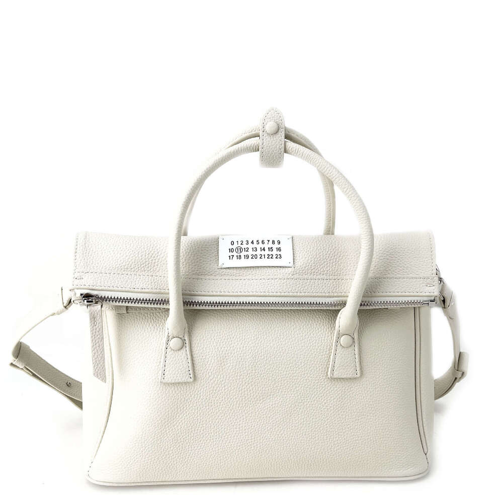 Fashionable and trendy shoulder top layer cowhide diagonal cross bag large capacity square hand held leather women s