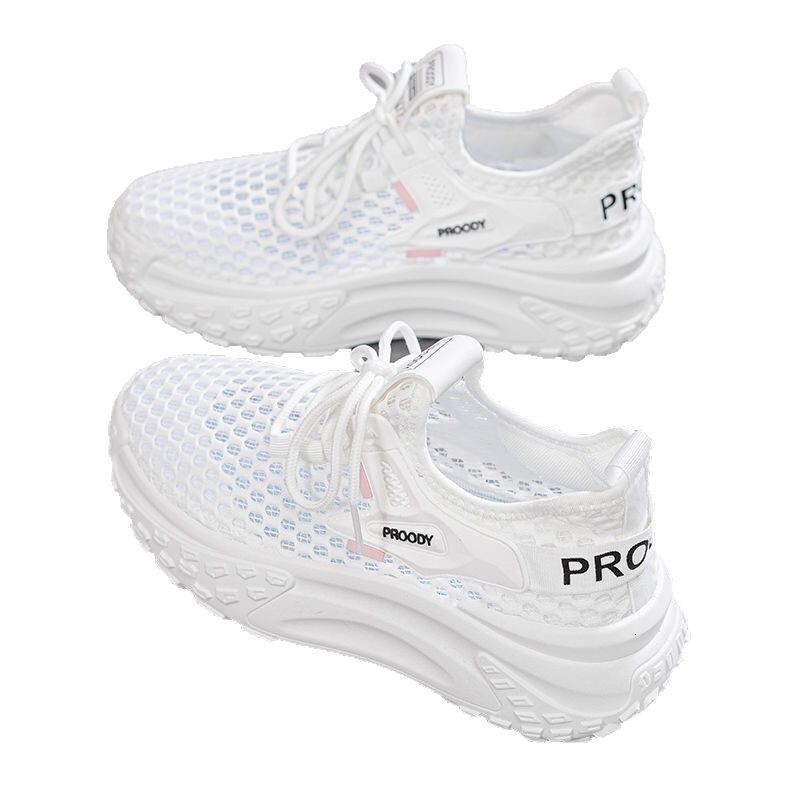 Summer New Fashionable Thick soled Casual Shoes Designer Fashionable Little White Height Increasing Sports Women's Shoes