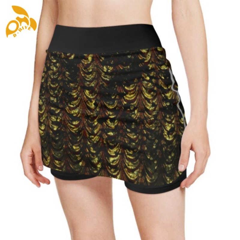 Free shipping Designer summer Top fashion short skirts custom-made ladies sports short skirts for ladies S-2XL
