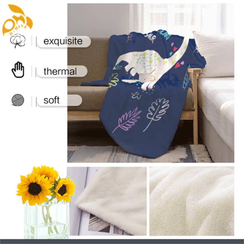 free shipping designer Customize Blankets 80x60inch green blue white purple colorful Blanket