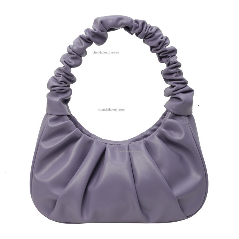 Free Delivery Designer Bag 2025 Fashionable Women's Spring And Summer High-end Handbag Pleated Sleeve Bag Niche Handheld Single Shoulder Dumpling