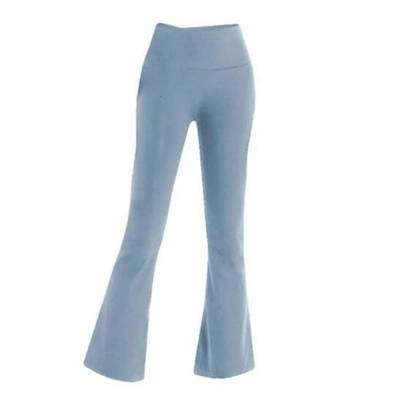 2025 Align Women Designer Yoga Pants Solid Color Nude High Waist Tummy Control Workout Leggings Flared Jogging Sports Pants Loose Fit Gym Activewear