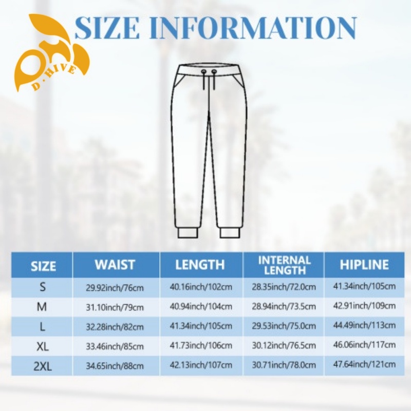 Free Shipping summer designer-customized DIY Men's Pants polyester men's trousers outdoor ship from US S-XXL