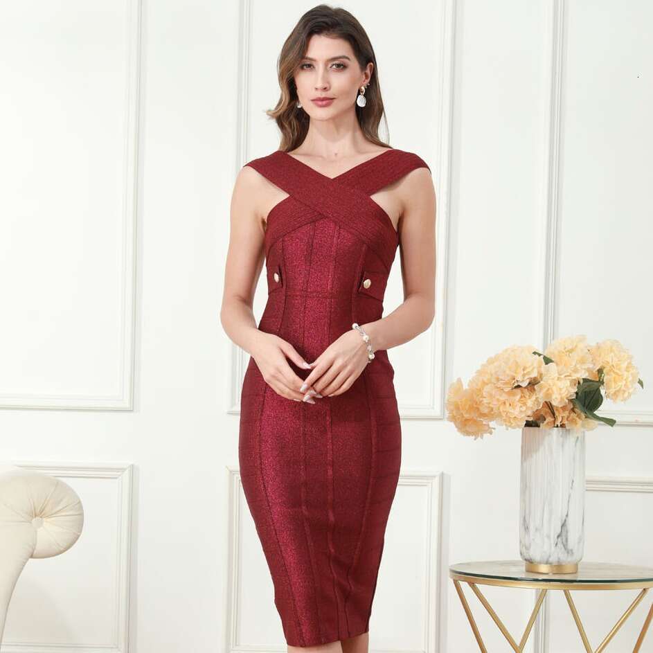 Maxi Dress New Year S Battle Robe High End Imperial Style Zodiac Year Hip Hugging Dress Sexy Evening Gown Women S Clothing KQ