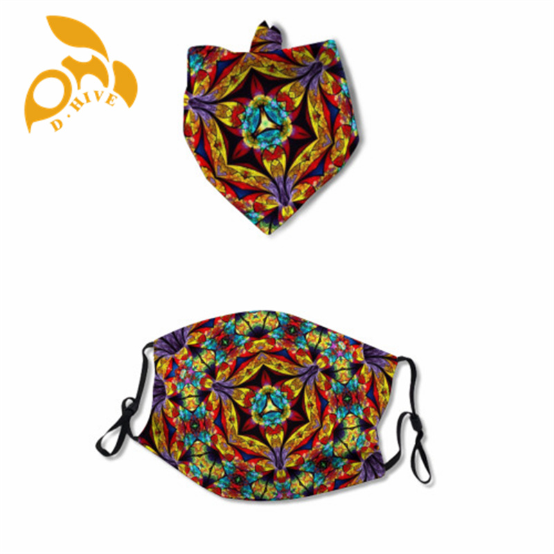 new Mask+Dog Scarf polyester lightweight and breathable