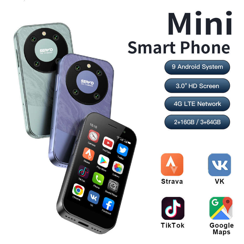 Hot selling mini smartphone with 4G calling, full network connectivity, SIM, 2025 New style dual standby CE certification, spare small phone FCC