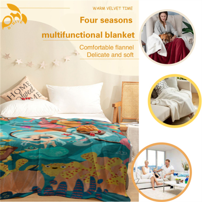 free shipping designer Customize Blankets 60x80inch green blue white pink grey Blanket