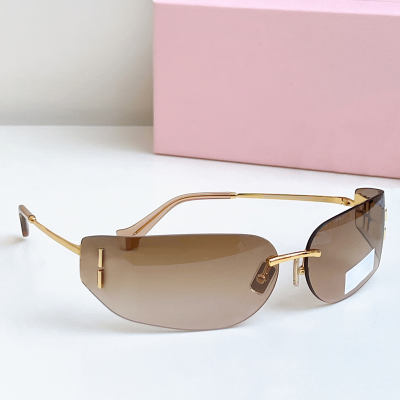 Designer Sunglasses For Women Men Fashion Square Frameless Eyewear A51S Luxury Sunglasses Outdoor Goggles UV400 Protection Glasses With box