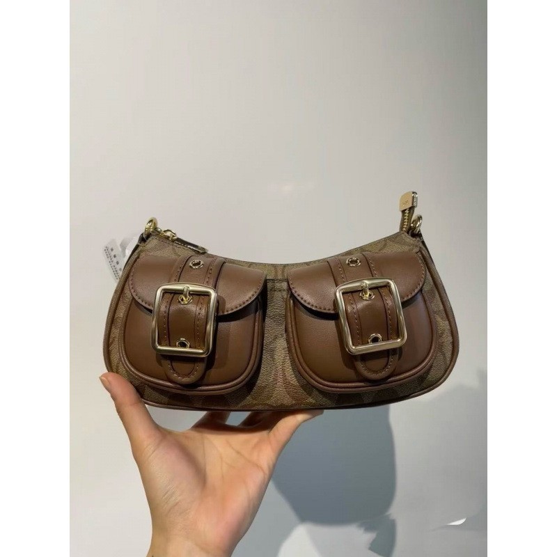 New cross-border women's handbag, vintage armpit bag, fashionable single shoulder crossbody mahjong motorcycle bag