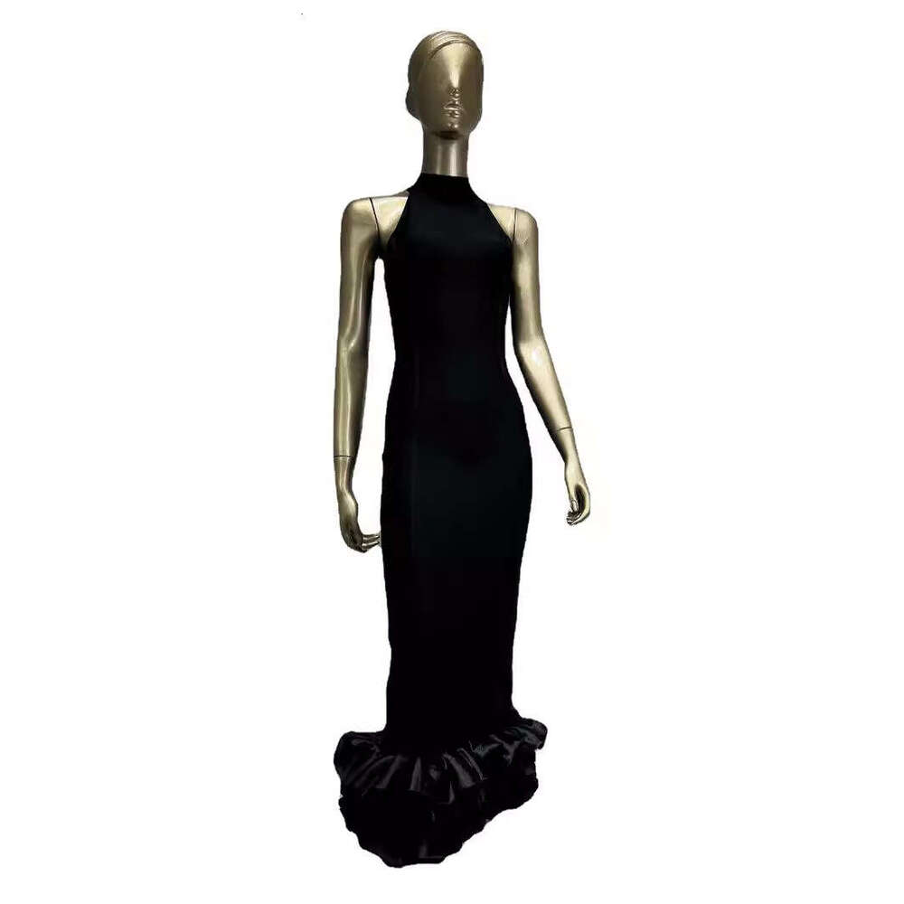 Maxi Dress Hot Selling New Bandage Fashionable And Elegant Sleeveless Layered Party Dress KQ