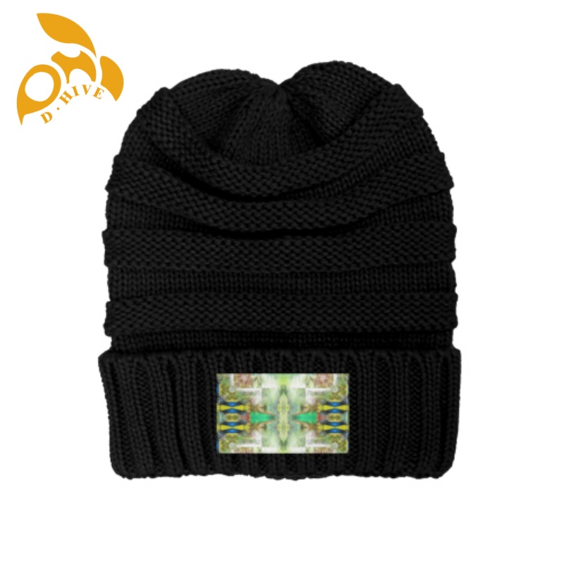 Free shipping customization knitted cap denim new cool fashionable outdoor Ponytail knitted cap for men and women